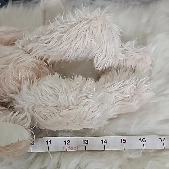 Vintage Annette Funicello mohair jointed plush stuffed Teddy Bear fuzzy 18-in - Picture 11 of 12